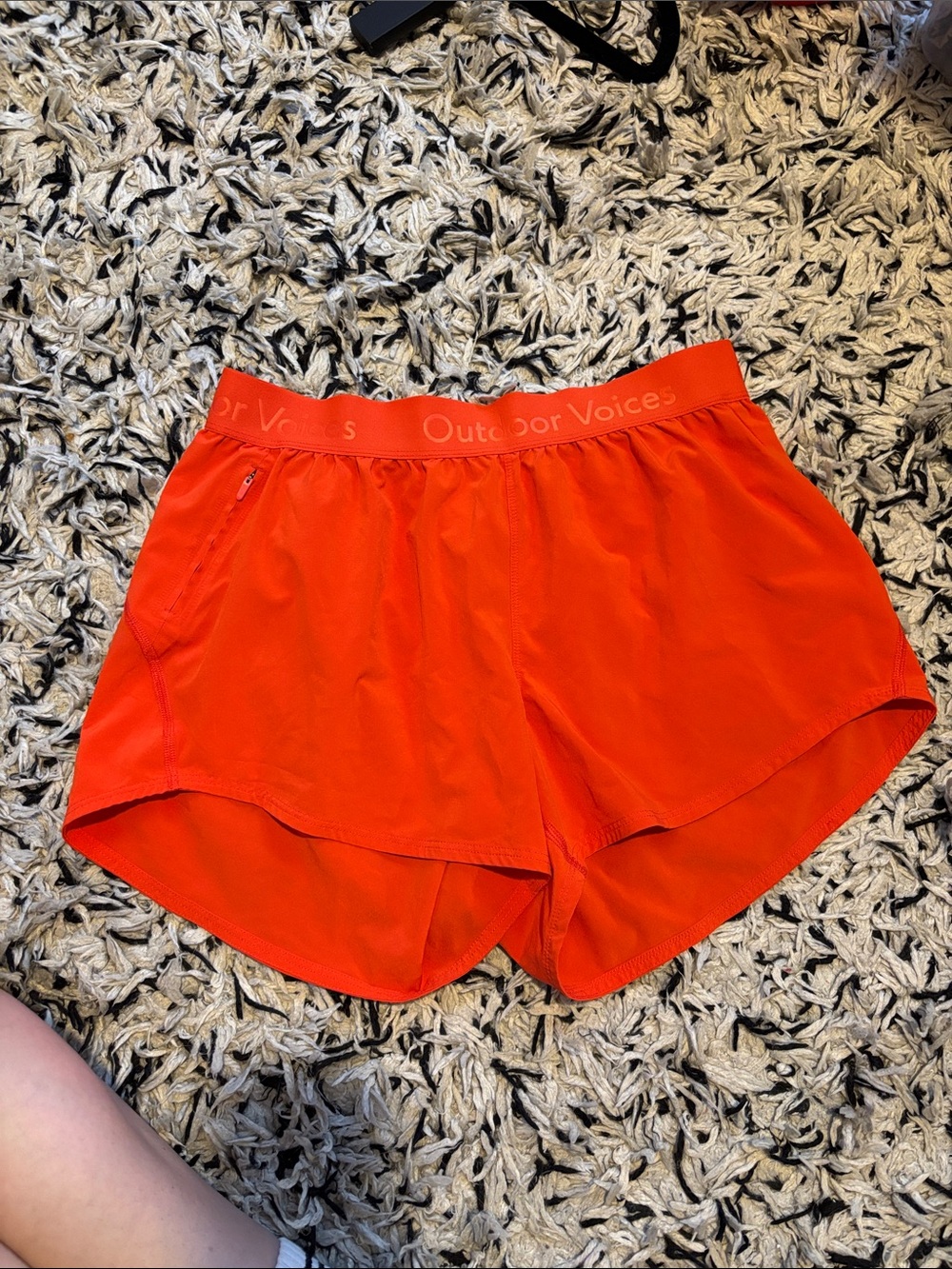 Outdoor Voices Bright Red Athletic Running Shorts